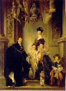 John Singer Sargent, Portrait of the 9th Duke of Marlborough with his family